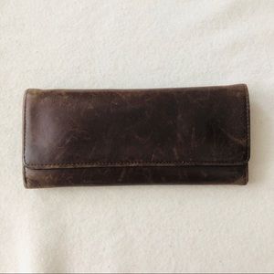 HOBO leather tri-fold wallet